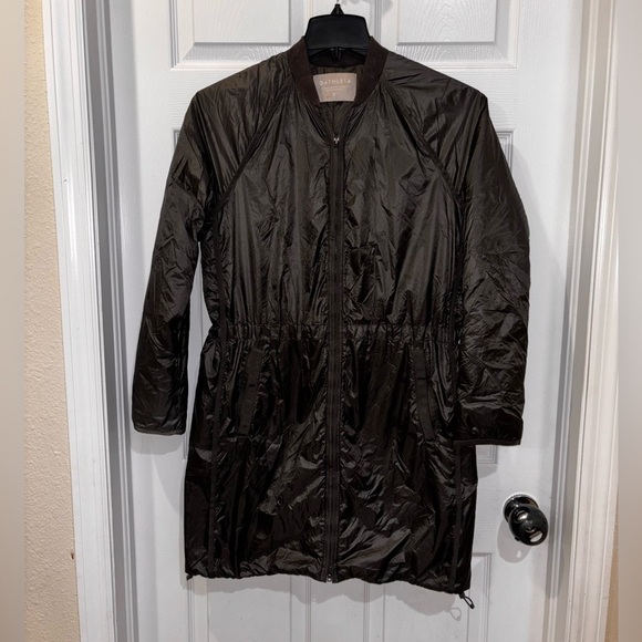 Athleta Jackets & Blazers - Athleta PrimaLoft Mountain Summit Shell Olive Green Insulated Parka Jacket  S‌